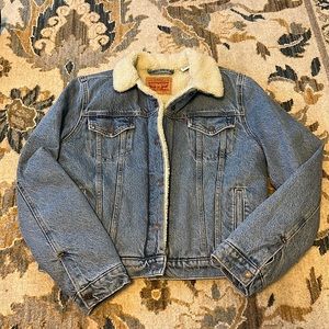 Levi’s Original Sherpa Trucker Jacket divided blue wash